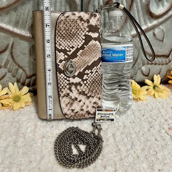 Authentic COACH Exotic Chain Crossbody EUC! # 39026 RARE! - Picture 9 of 11